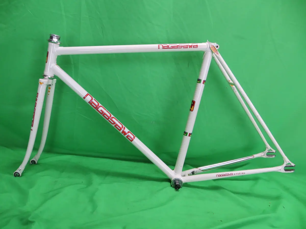 Nagasawa // White // 51.5Cm Used By Ss-Class Keirin Rider #2 1
