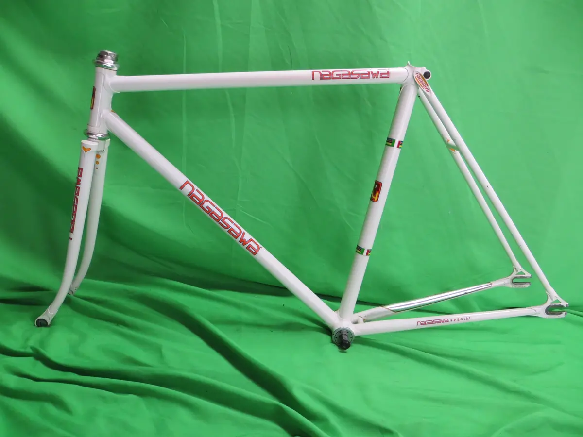 Nagasawa // White // 51.5Cm Used By Ss-Class Keirin Rider #4 1