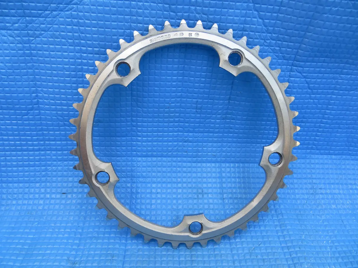 Shimano Dura Ace 7500 Ex 151Bcd 1/8" Chainring 46T Stamped Njs (22092201) 1