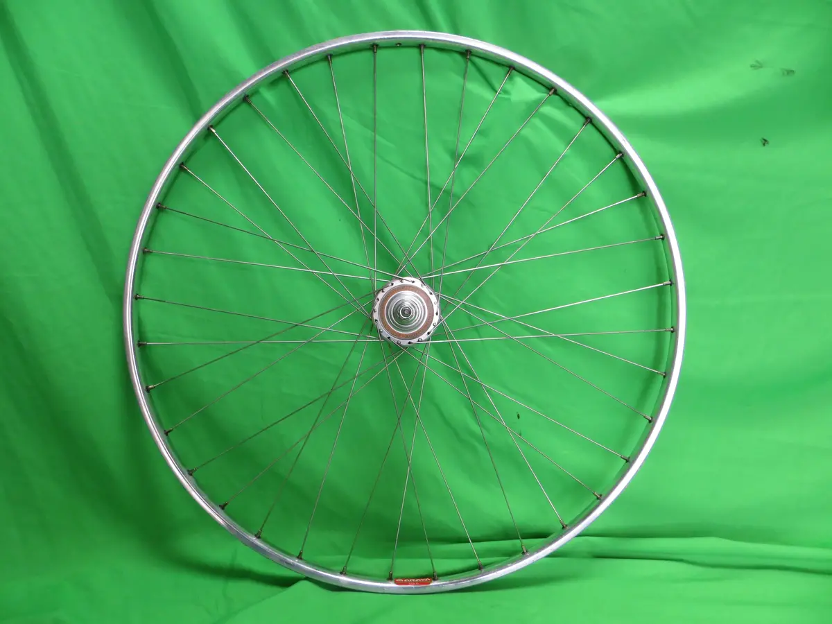 Araya Gold 16B Njs 700C 36H Tubular Rim, Sansin Professional 120Mm Njs Rear Hub (24012102) 1