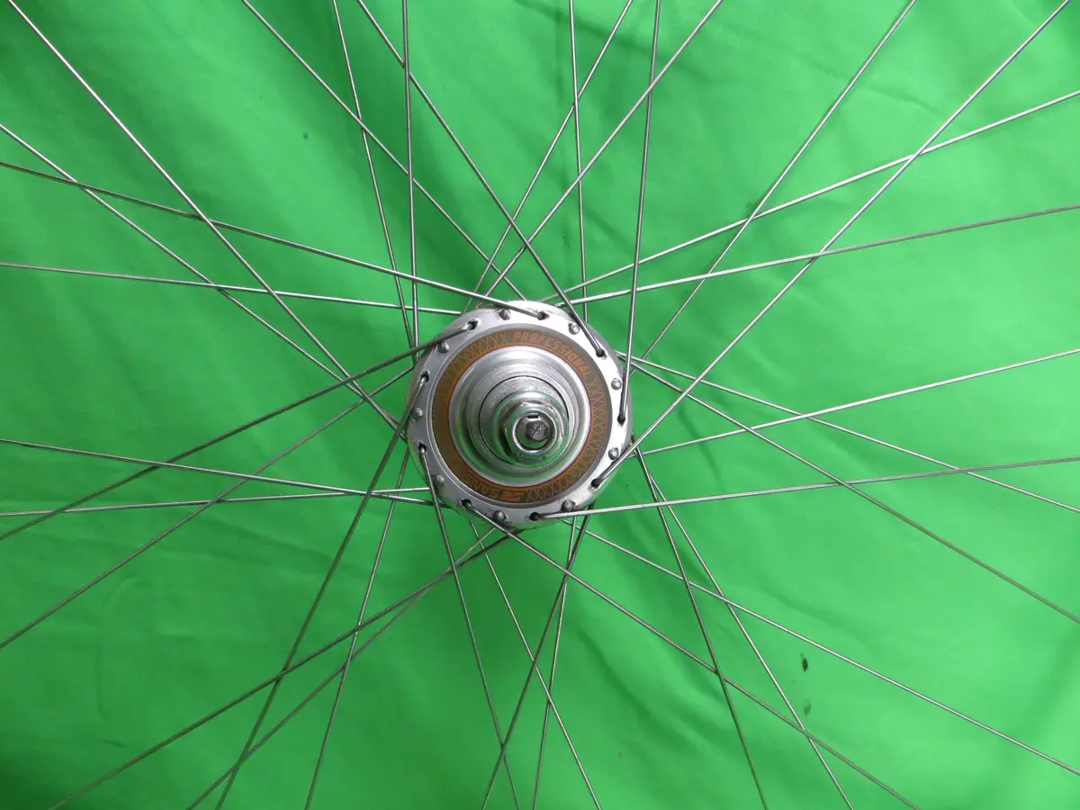Araya Gold 16B Njs 700C 36H Tubular Rim, Sansin Professional 120Mm Njs Rear Hub (24012102) 2