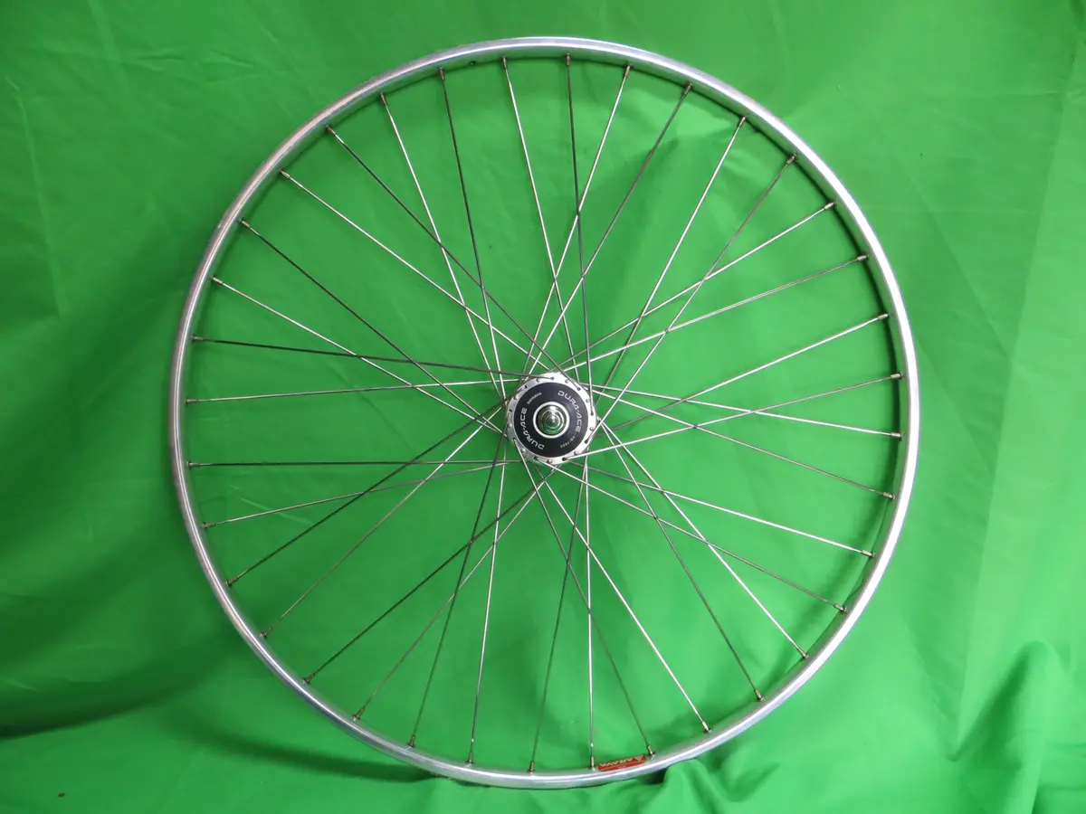 Araya Gold 16B 700C Tubular Njs Rim, Shimano Dura Ace Hb-7600 36H Njs 100Mm/9Mm Front Hub (24110504) 1