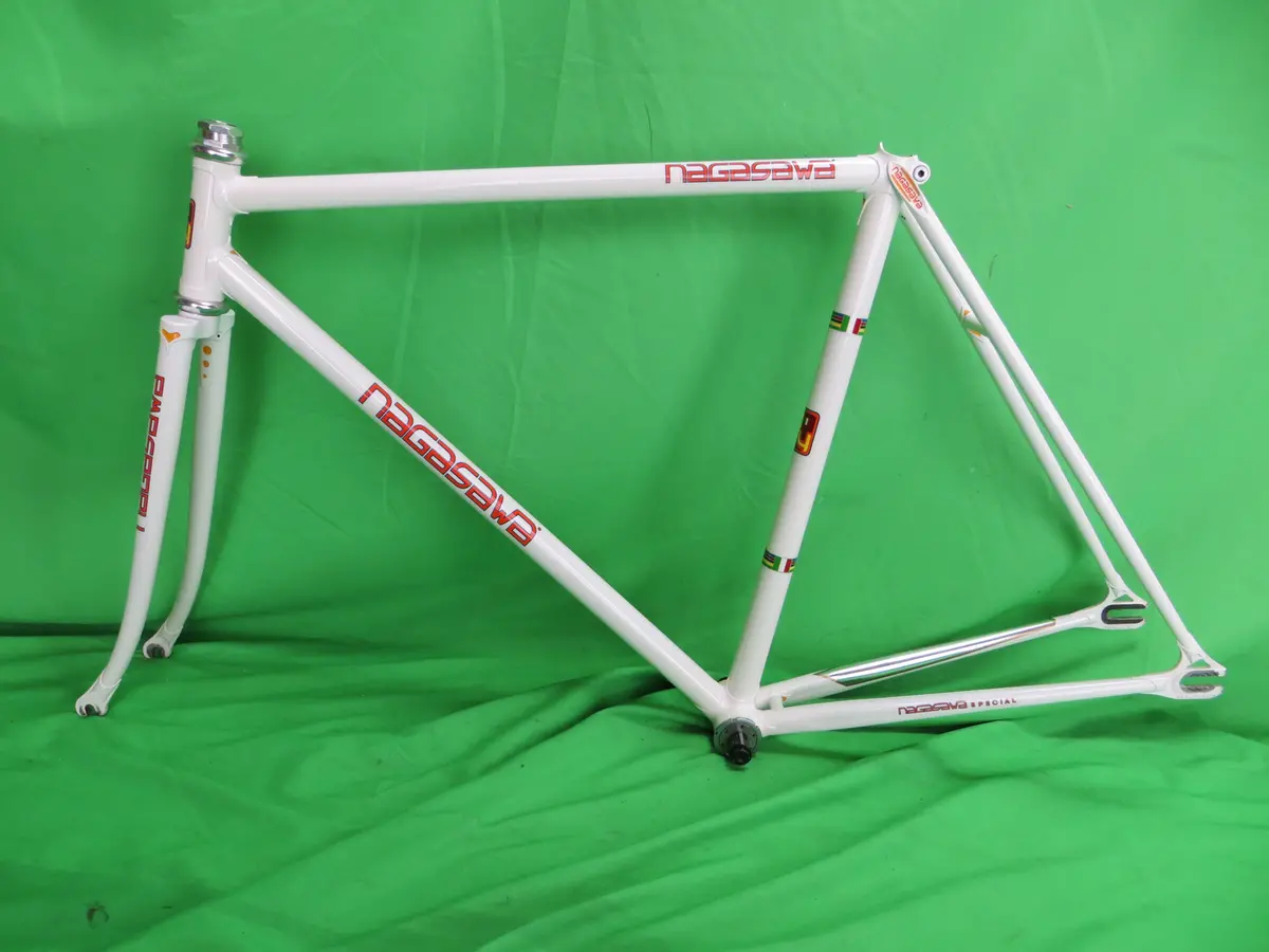 Nagasawa // White // 51.5Cm Used By Ss-Class Keirin Rider 1