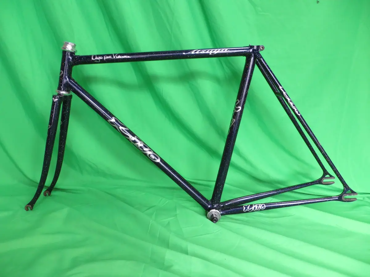 Kiyo Miyazawa // Navy Metallic With Rainbow Flake // 52Cm 1