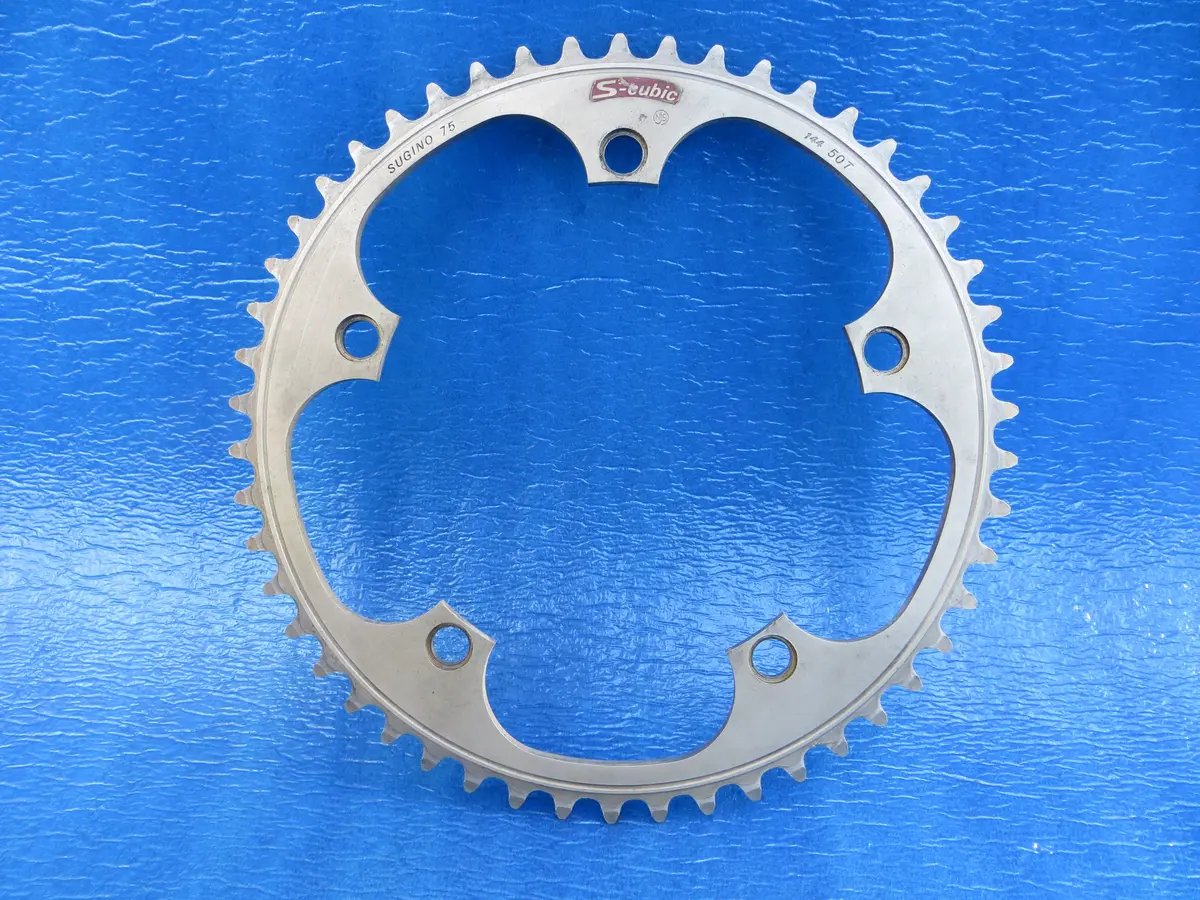 Sugino S-Cubic Matte Finish 144Bcd Njs Chainring 50T (24112905) 1