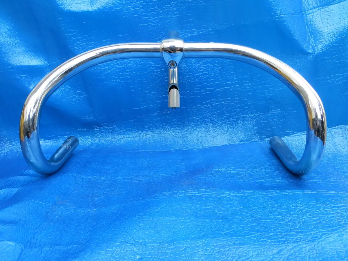 B123 380Mm Crmo Njs Handlebar, Nitto Jaguar, 100Mm/58 Degree Steel Njs Stem (24020201) 1
