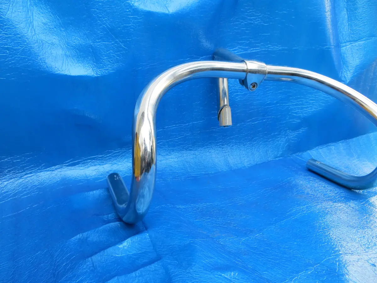 B123 380Mm Steel Njs Handlebar, Nitto Jaguar, 105Mm/58 Degree Steel Njs Stem (24020202) 2