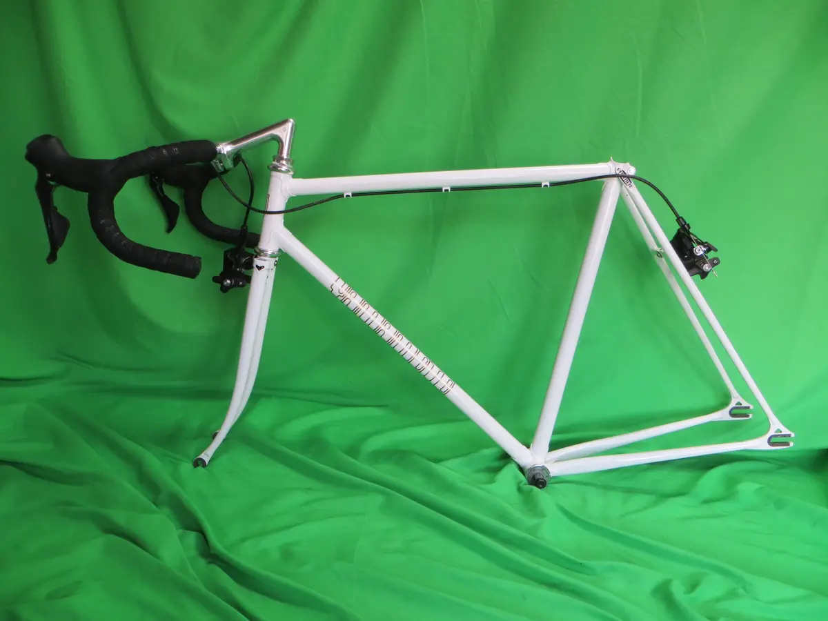 Yamamoto Drilled For Brakes // White // 53.5Cm + Shiamano 105 Brakes 1