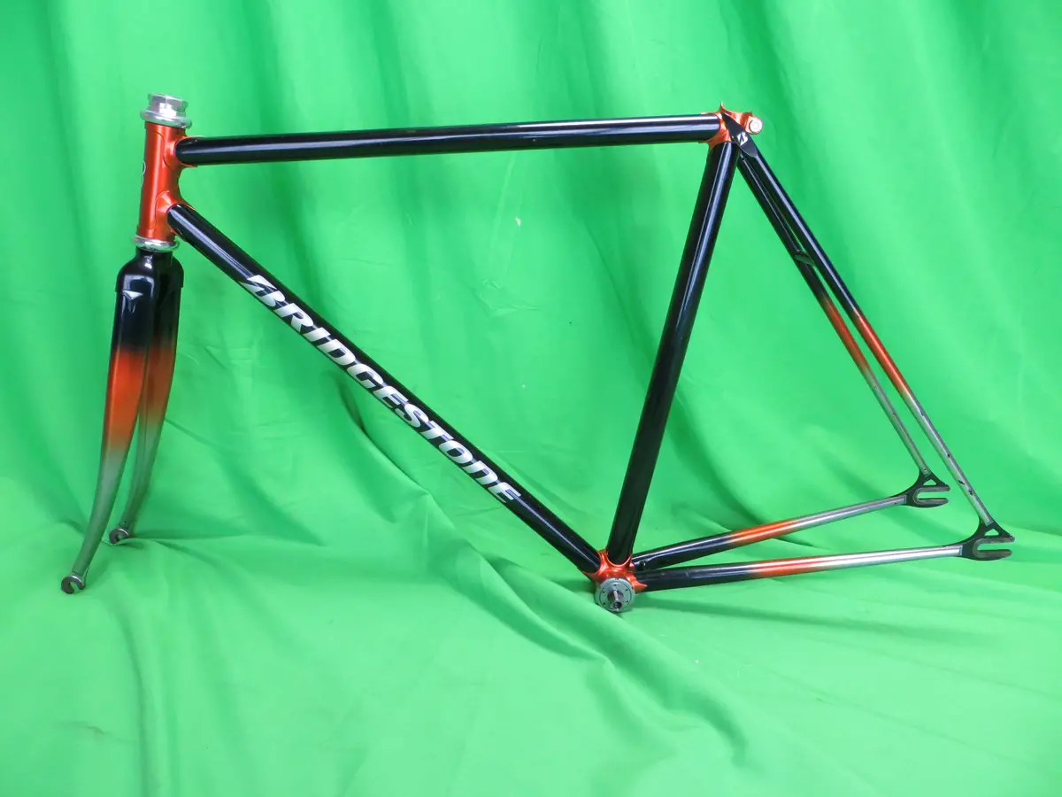 Bridgestone Columbus Max Fork // Orange / Black / Silver Metallic // 51 Cm 1