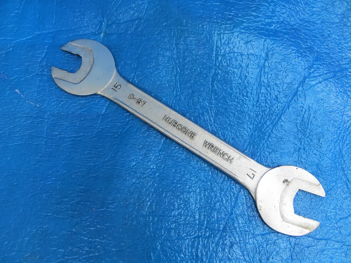 Vintage Hozan Hub Cone Wrench  15Mm/17Mm (23062405) 1