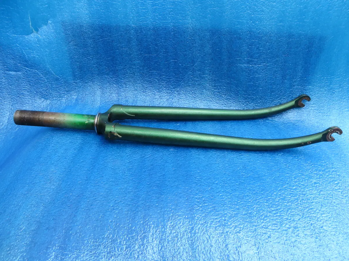 Vintage Keirin Front Fork 132Mm Steering Column Length /8Mm Axle Slot 1