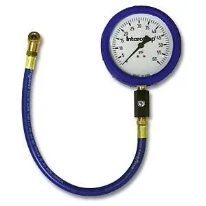 Intercomp 4" Ultra Deluxe 60Psi Air Pressure Gauge 1
