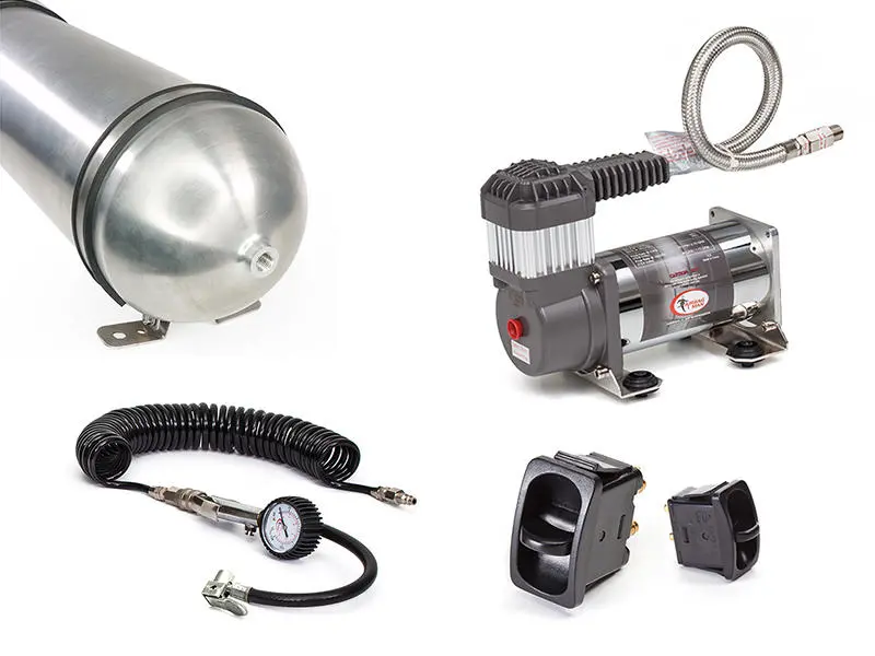 Ac3013-24 - 24V Dual Paddle Air Control Kit With Tyre Inflation Using 3 Gallon Air Tank And Heavy Duty Compressor 1