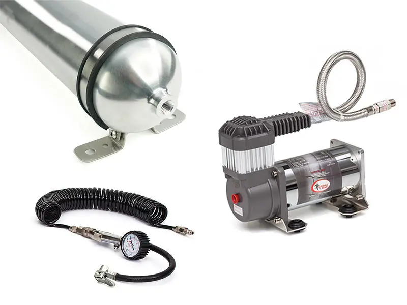 Ac4012-1 - 12V Air Supply System With Ac8110 Heavy Duty Compressor, 1 Gallon Air Tank, Tyre Inflation Coil & Wand 1