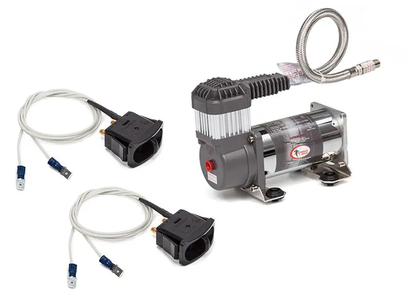 Ac3002 - Dual Electric Paddle Air Control Kit With Heavy Duty Compressor (No Air Tank) 1