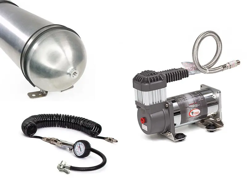 Ac4012-3 - 12V Air Supply System With Ac8110 Heavy Duty Compressor, 3 Gallon Air Tank, Tyre Inflation Coil & Wand 1