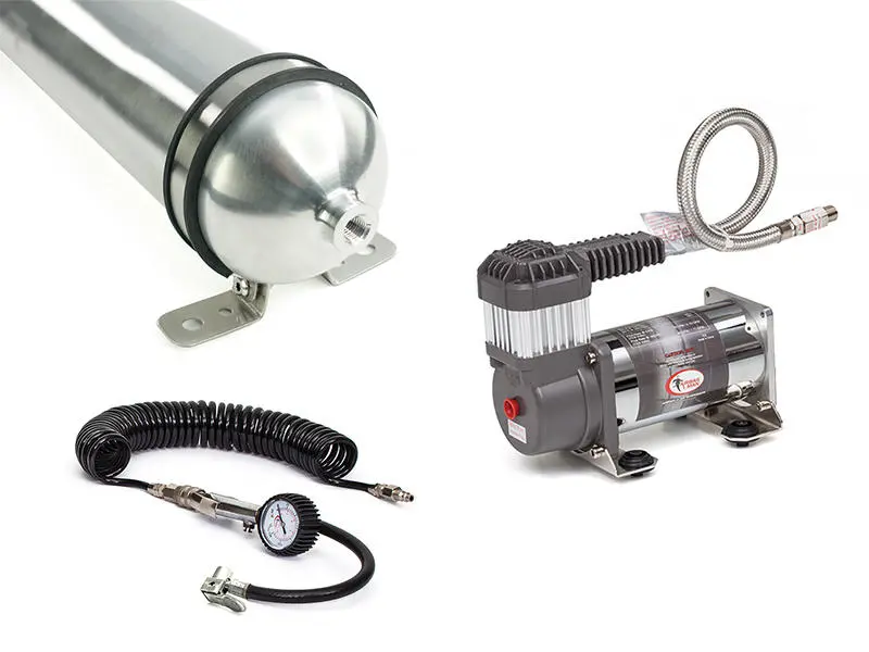 Ac4024-1 - 24V Air Supply System With Ac8110-24 Heavy Duty Compressor, 1 Gallon Air Tank, Tyre Inflation Coil & Wand 1