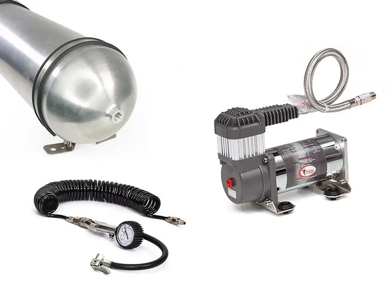 Ac4024-3 - 24V Air Supply System With Ac8110-24 Heavy Duty Compressor, 3 Gallon Air Tank, Tyre Inflation Coil & Wand 1