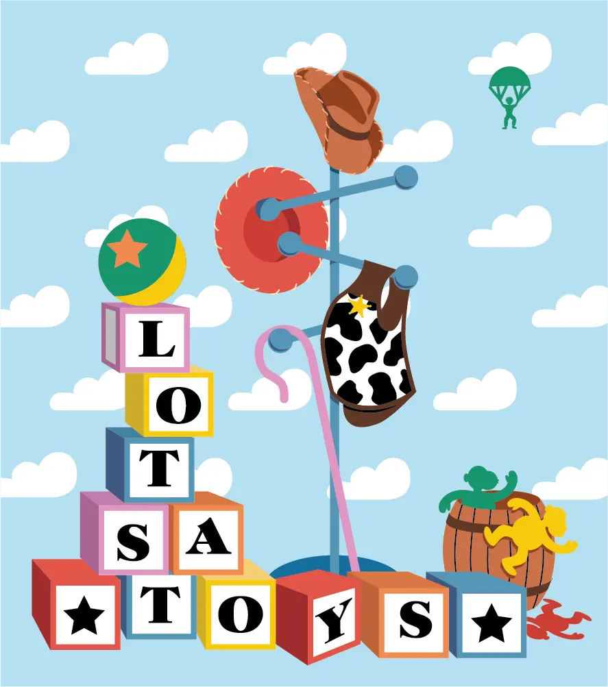 Lotsa Toys Paint-By-Number Wall Mural 1