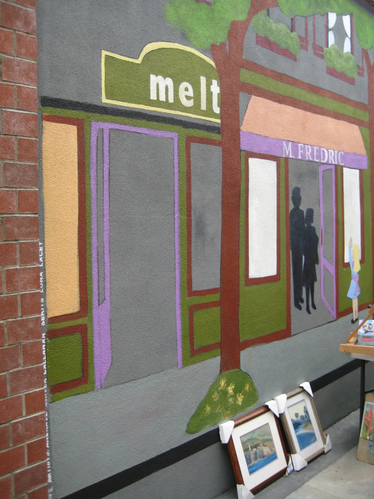 Pastry & Grocery Store Wall Mural 2