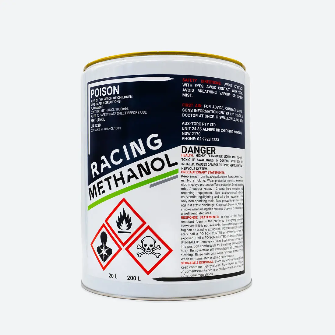 At Racing Methanol 19 Litre 1