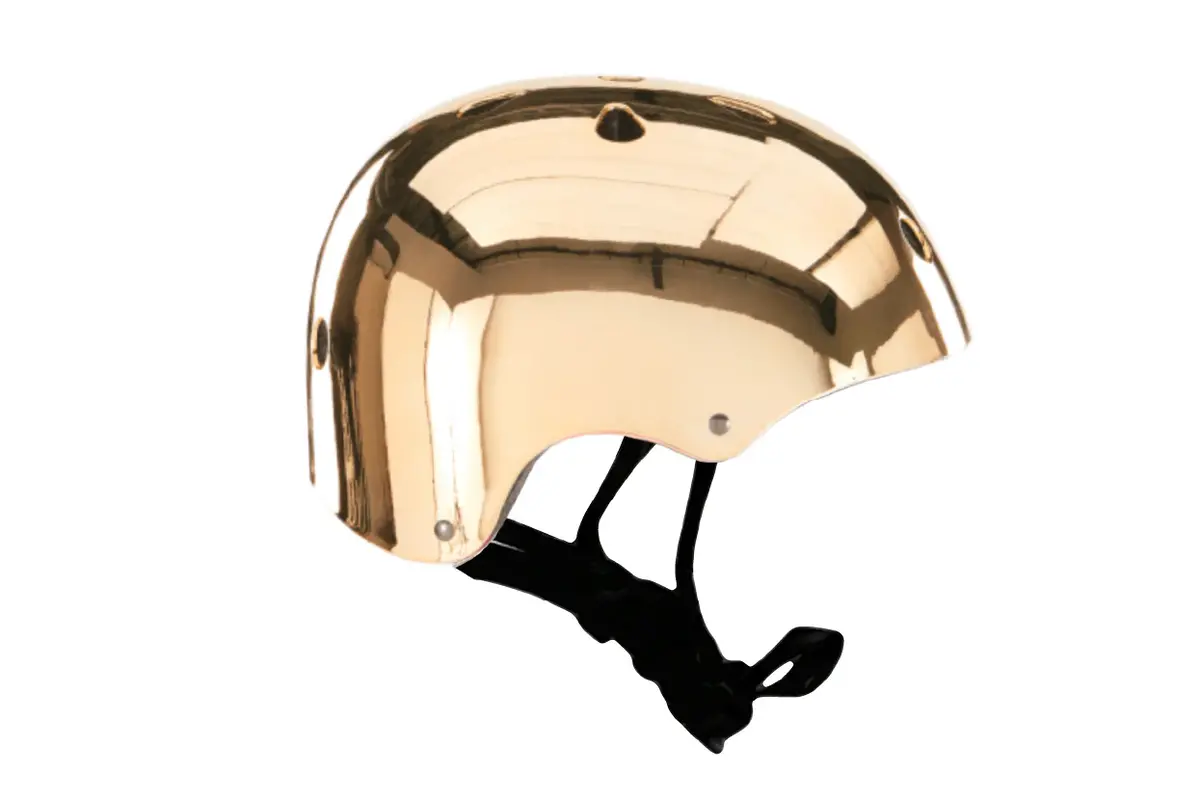 Mirror Mirror Bike Helmet Gold 1