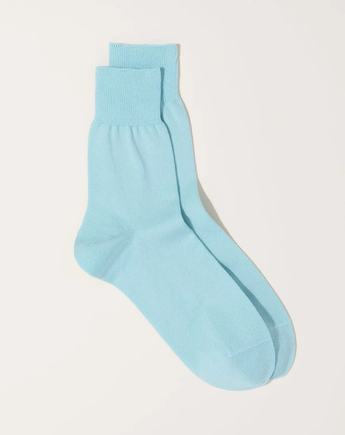 Egyptian Cotton Plain Socks In Tenkawa River 1