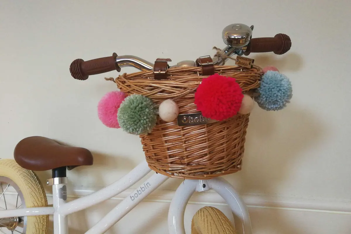 Bike Basket Garland - Nordic Pom Pom 1
