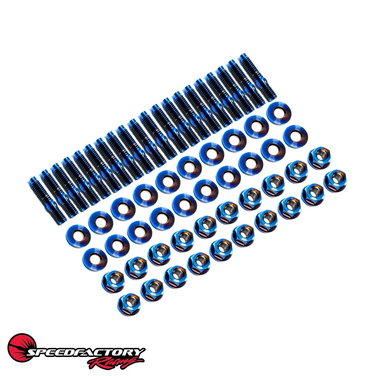 Speedfactory Racing B/D/F/H-Series Titanium Oil Pan Stud Kit (20Pcs) 2