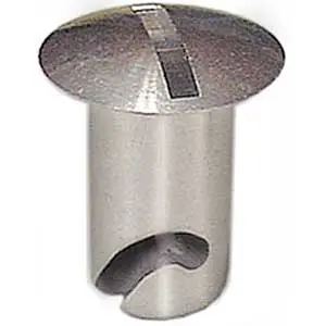 Behrents Dzus Button, 7/16" X 0.650", Aluminium, 10 Pack 1
