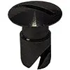 Behrent's Black Aluminium Oval Head Undercut Dzus Fastner 7/16In .550 Grip Pack 10 Pieces 1