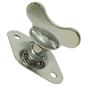 Behrents Dzus Button, 5/16" X 0.500", Steel, Winged Self Eject, 10 Pack 1