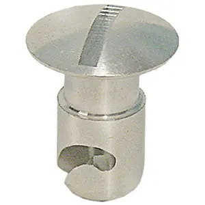 Behrents Dzus Button, 7/16" X 0.500", Aluminium, Undercut, 10 Pack 1