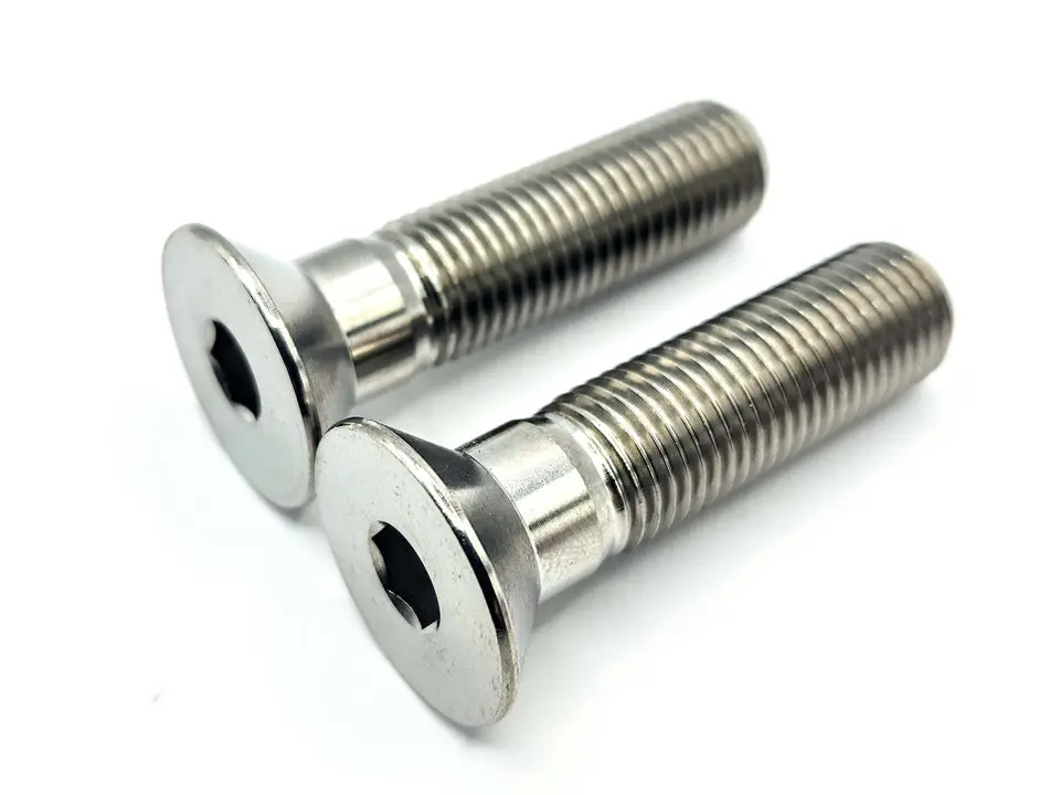 Bk Ti Components Titanium Midget L/F Brake Combo Arm Tapered Bolts 2 Off 7/16 Unf X 1 3/4In Allen Drive 1