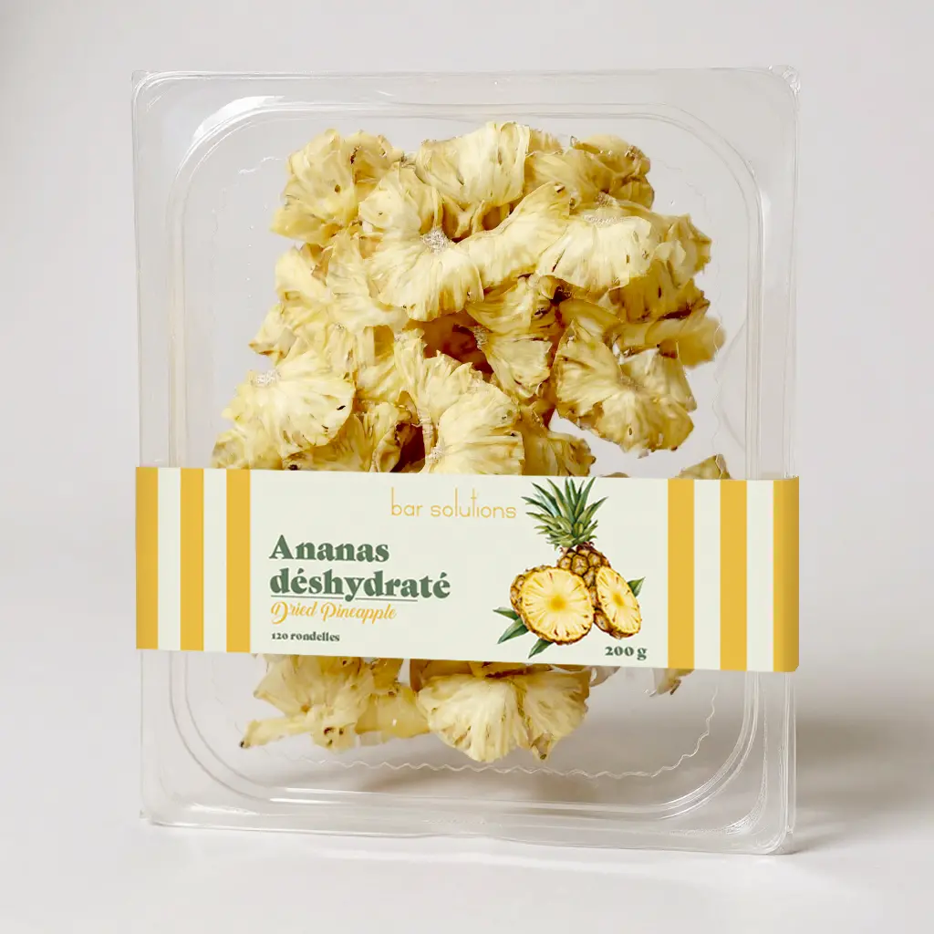 Ananas Déshydratés - Plateau De 200 G 1