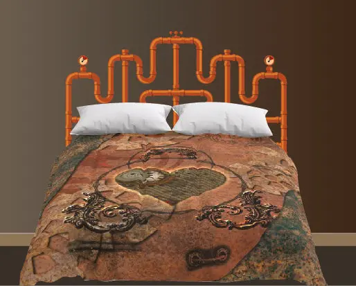 Pipe Dreams Queen Bedhugger Paint-By-Number Mural 2