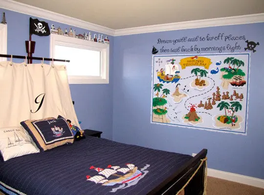 Pirate Pete's Treasure Map - Sm Wall Mural 2