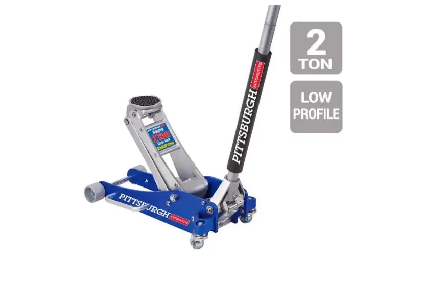 Pittsburgh Aluminium Low Profile Jack With Rapid Pump ~ 2000Kg 1