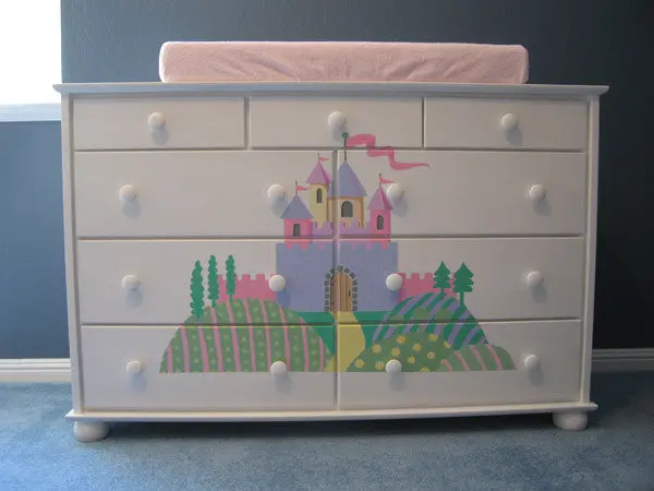 Mini Princess Castle Paint-By-Number Wall Mural 2