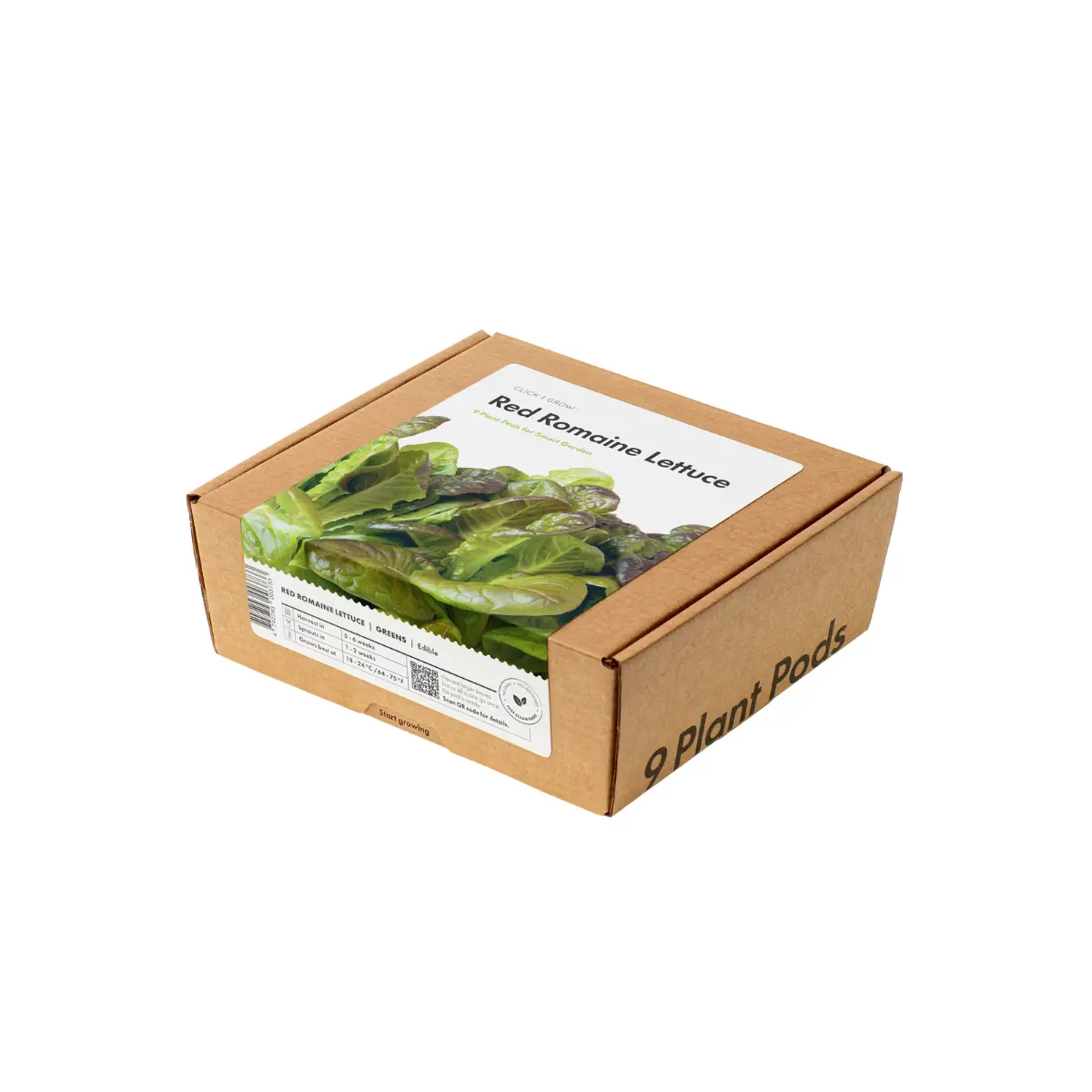 Red Romaine Lettuce Plant Pods 9-Pack 1