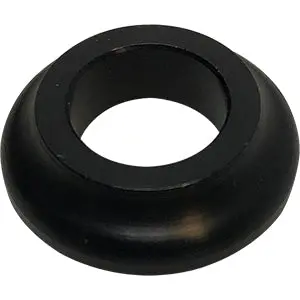 Behrents Aluminium Spacer 1/2" Bore X 1/4" Height X 1" Od - Black 1