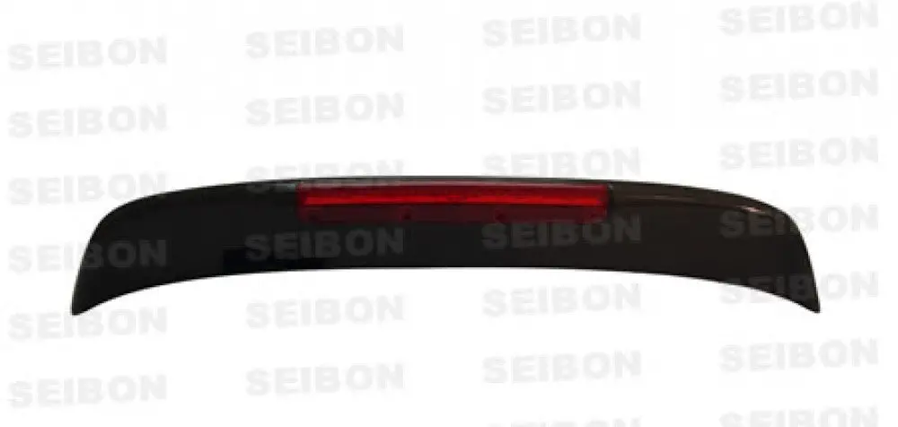 Seibon Sp-Style Carbon Fiber Rear Spoiler W/Led For 1992-1995 Honda Civic Hb 1