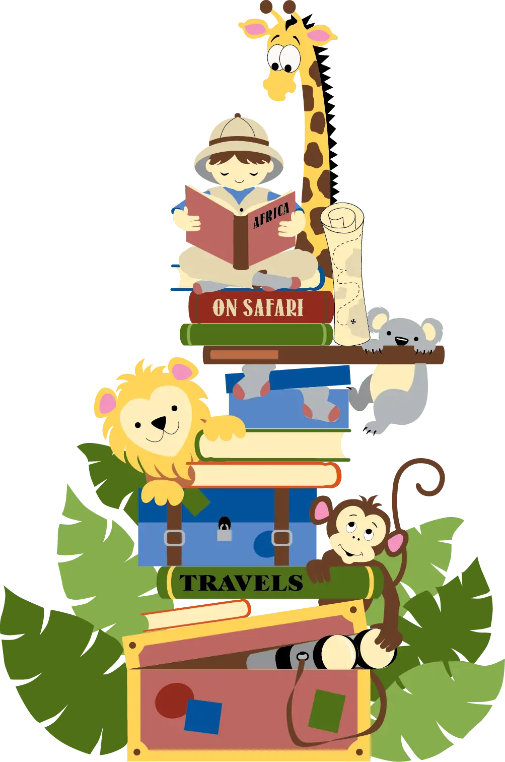 Safari Adventurer Paint-By-Number Mural 1