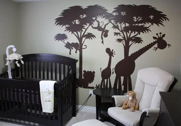 Large Silhouette P.1 Paint-By-Number Wall Mural 2
