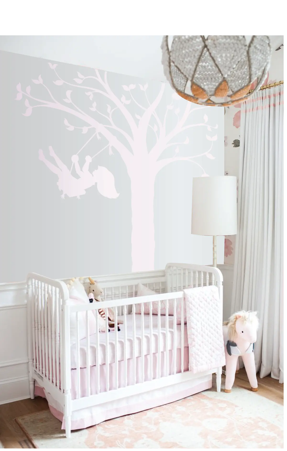 Silhouette Swing Wall Mural 1