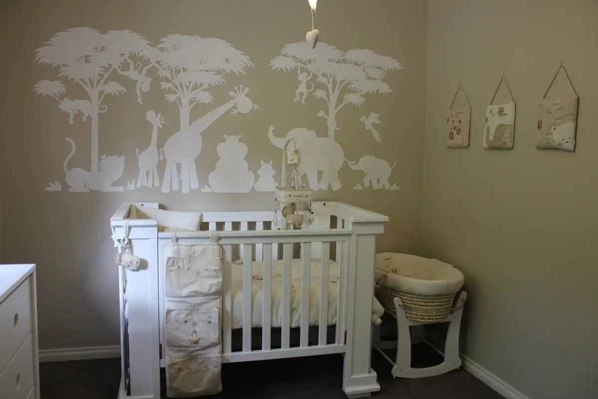 Small Silhouette Safari Wall Mural 2