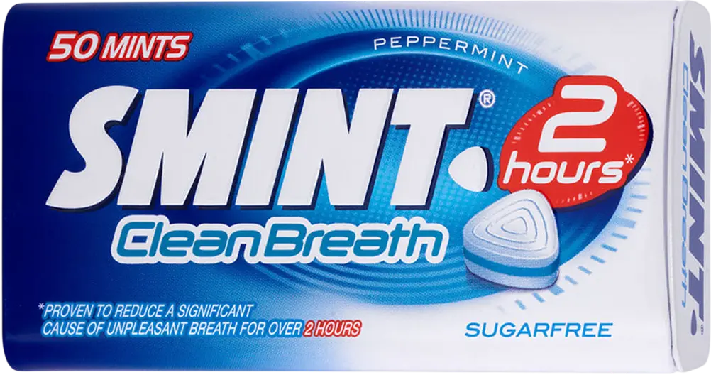 Smint Clean Breath Peppermint Tin 35G 1