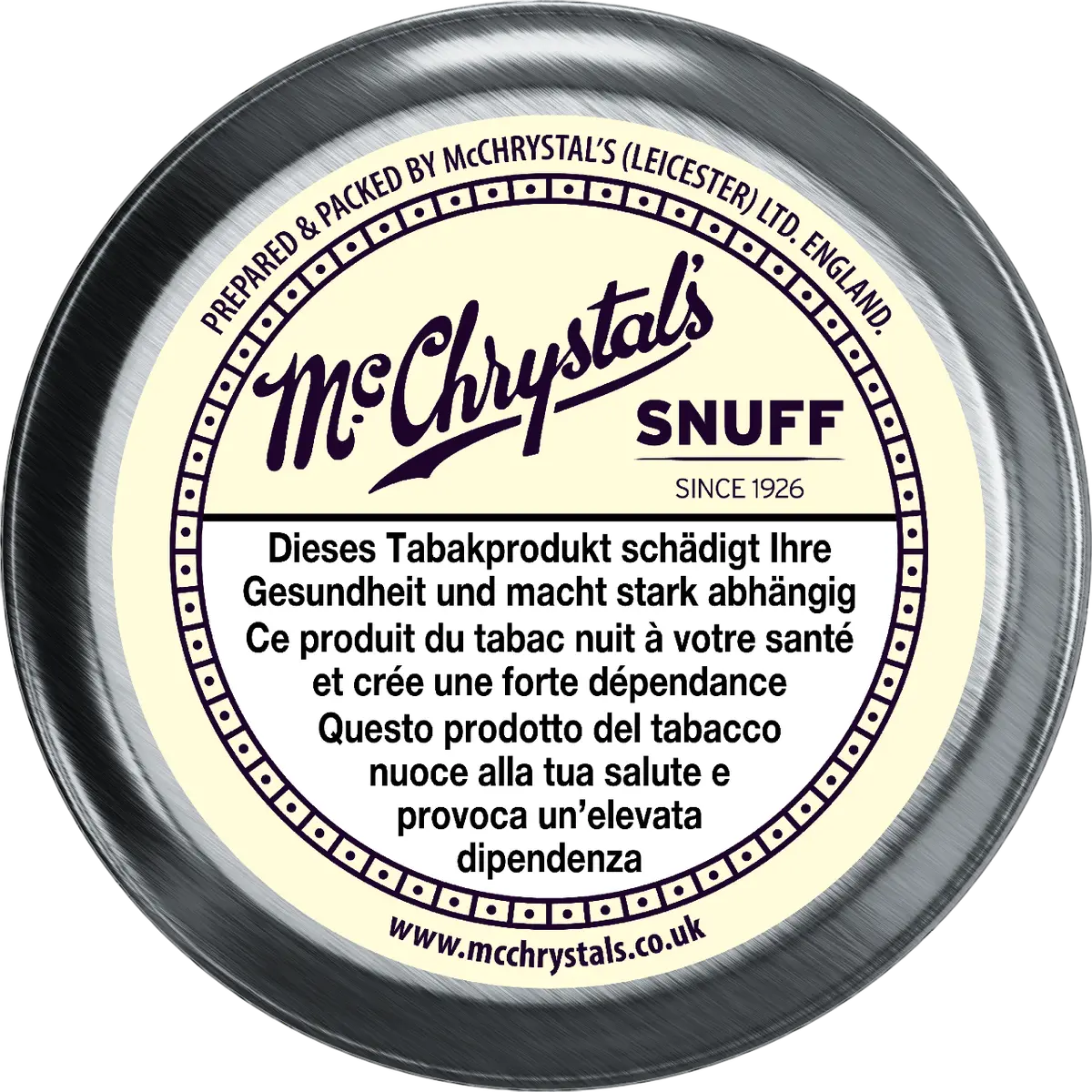 Snuff Mc Chrystal Original & Genuine 10G 1