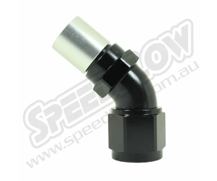 Speedflow 520 Crimp Series 45 Degree Hose End 1
