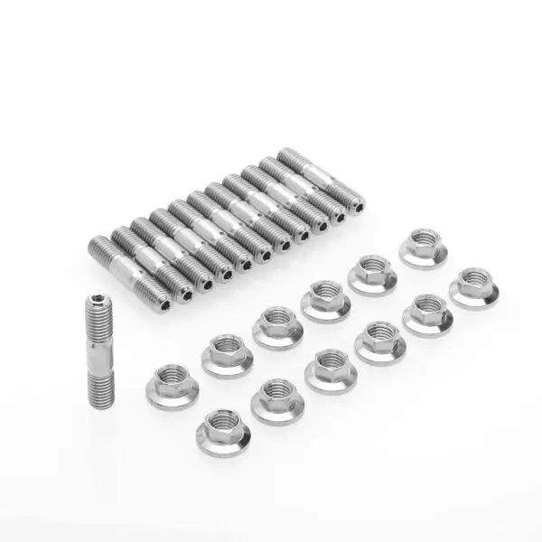 Smith Titanium Top Fuel Tank Lid Stud Kit With Large Flange Nuts 1